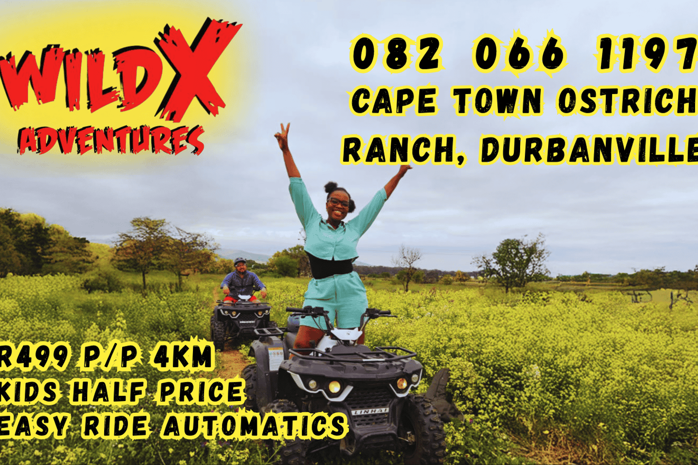 Cape Town: Quad Bike Ride at Durbanville Ostrich Ranch - 4KM - Cape Town: Quad Bike Ride at Durbanville Ostrich Ranch - 4KM