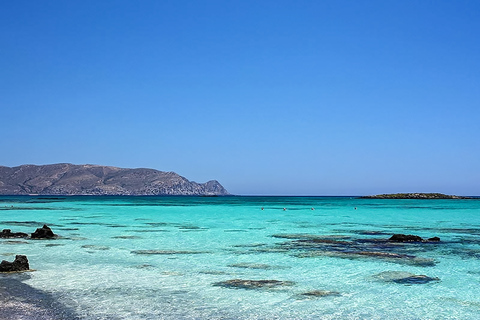 Depuis La Canée : journée à Balos et GramvousaPrise en charge à Kalyves et Almyrida