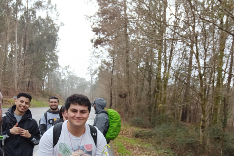 Roads from Tui to Santiago Compostela