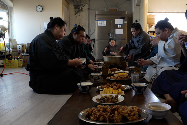 Osaka: Authentic Sumo Morning Practice & Chanko Lunch Authentic Sumo Morning Practice Viewing 【Only viewing】