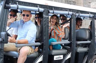 Vom Hafen Civitavecchia: VIP-Tour durch Rom im Golfwagen mit Transfer