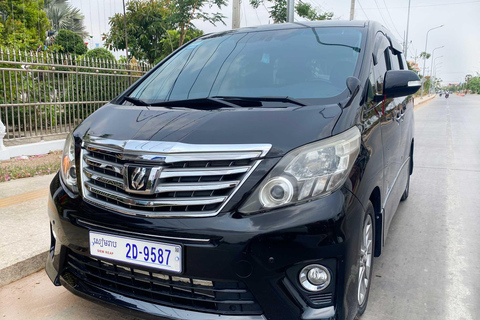 Privé-overdracht VIP-voertuig Phnom Penh - SihanoukvilleVoertuig VPM Minivan van Phnom Penh naar Sihanoukville