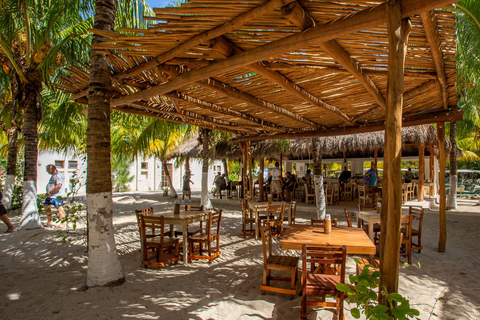 Van Riviera maya; catamaran alleen voor volwassenen naar isla mujeres