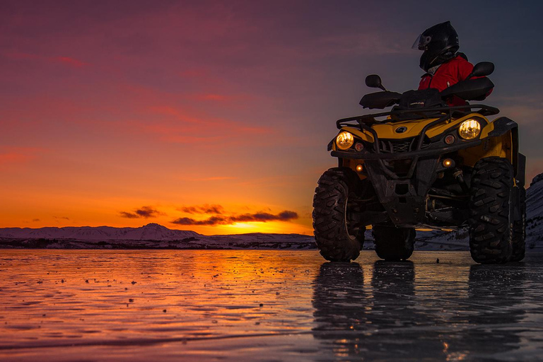 Reykjavik: 2 hour Midnight sun ATV adventure with Pickup Tour with 2 Persons Per ATV