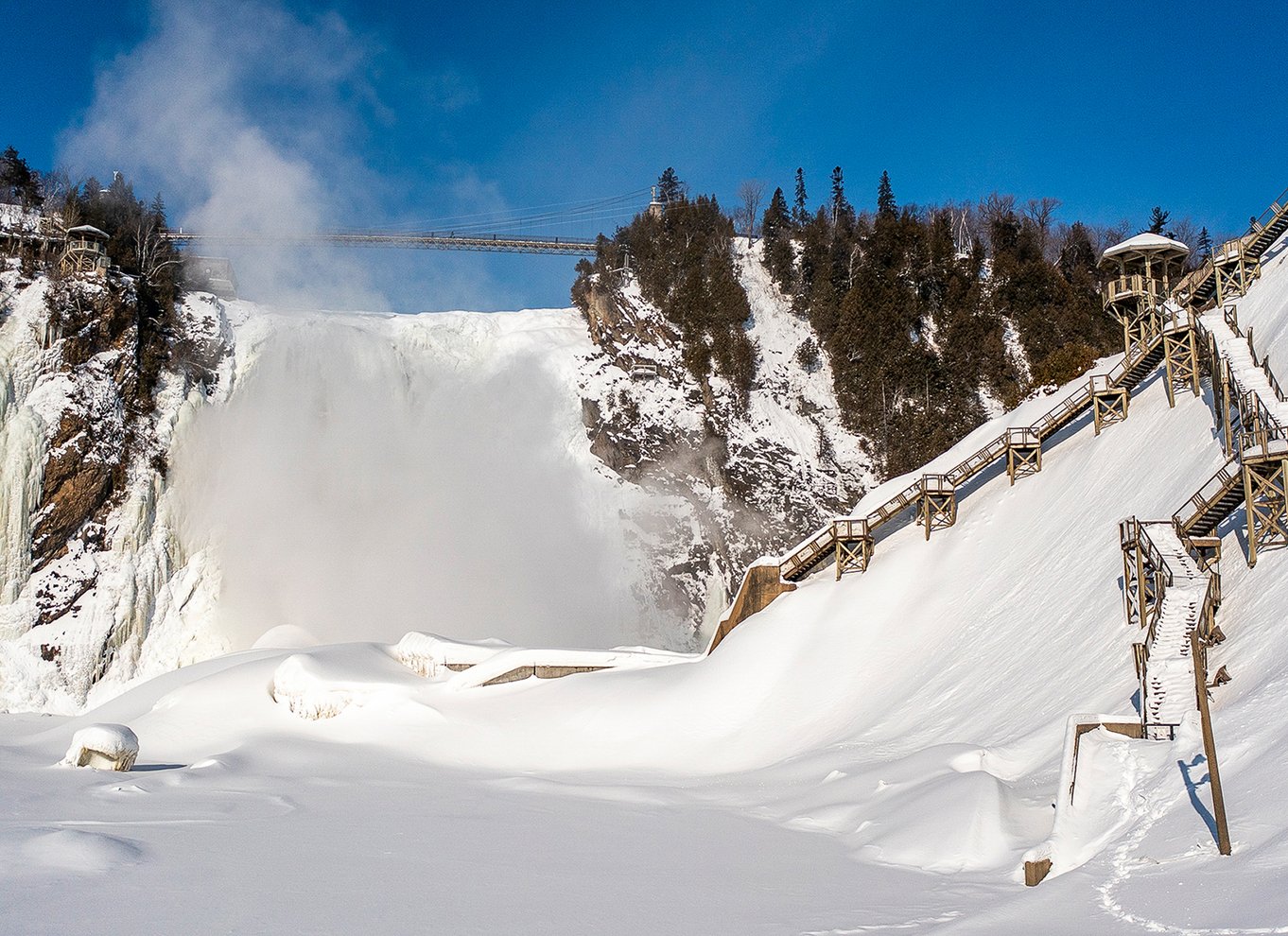 Quebec City: Montmorency Falls med svævebanetur