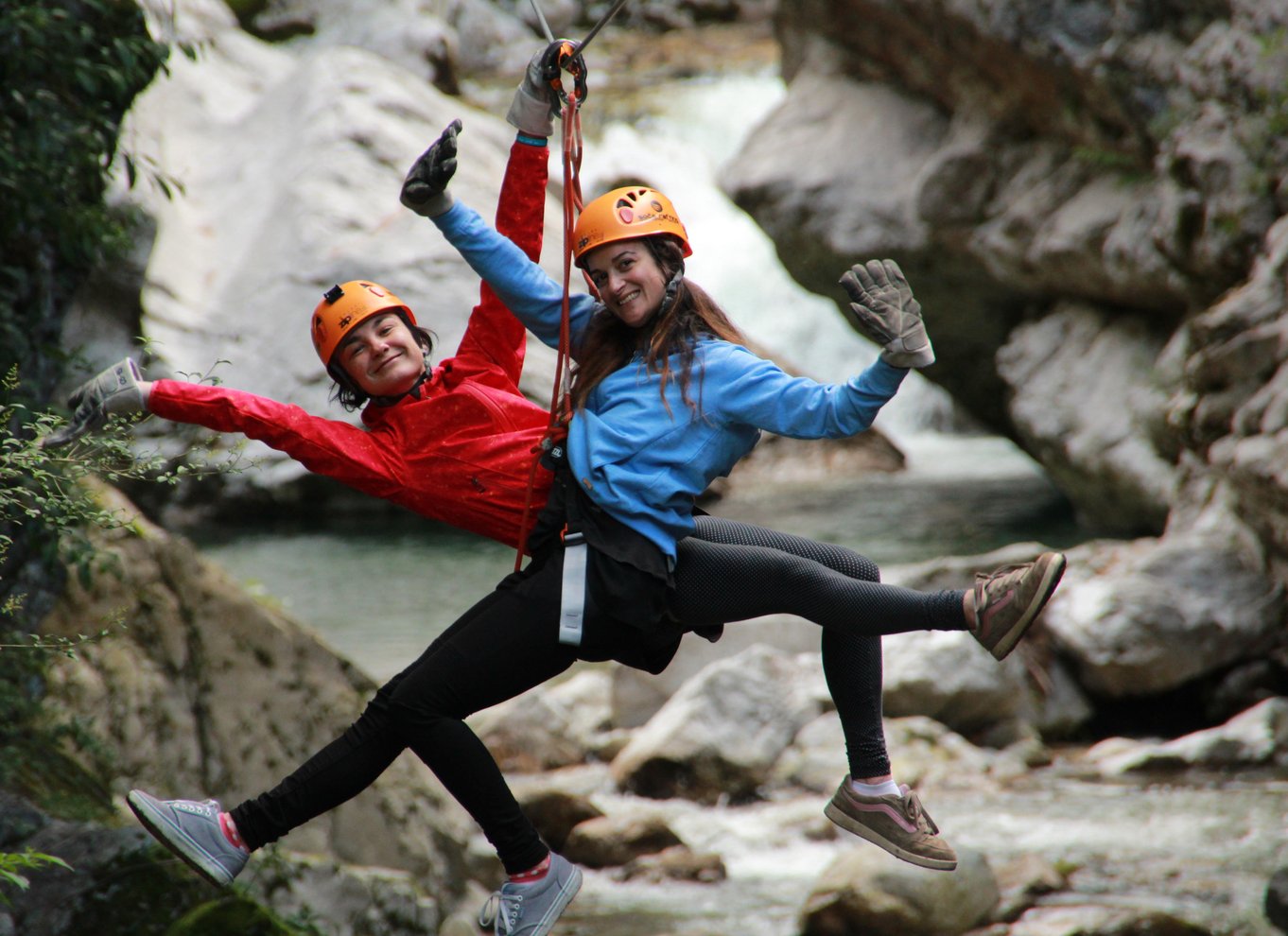 Bovec: Canyon Učja - den længste ziplinepark i Europa