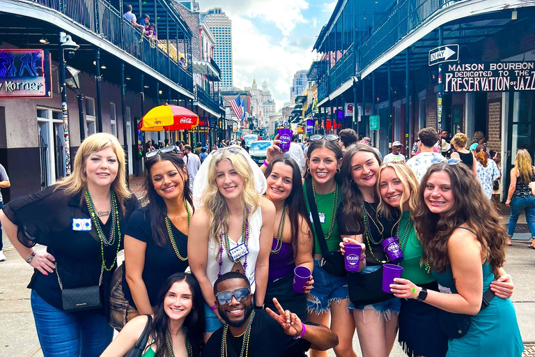 Nova Orleans: Rastreamento guiado de bares na Bourbon Street com fotos