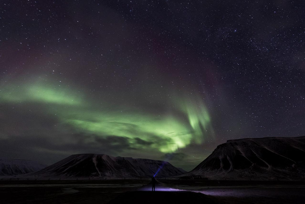 Svalbard: Excursión fotográfica de auroras boreales con un experto local