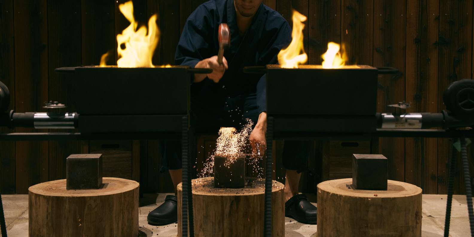 Authentic knife making experience at a blacksmith in Kyoto