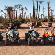 Quad Bike Ride in the Marrakech Palm Grove Desert
