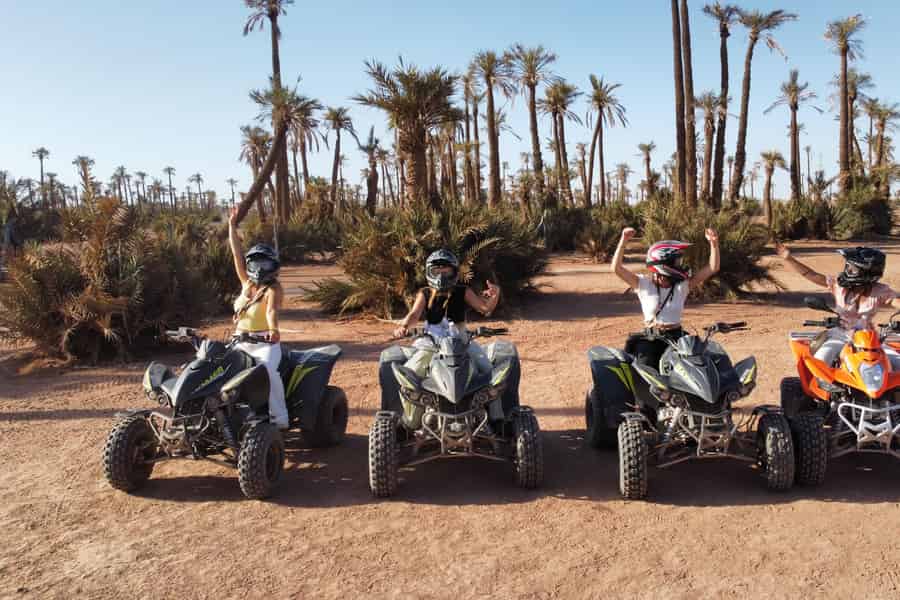 Quad-Fahrt in der Palmenwüste von Marrakesch. Foto: GetYourGuide