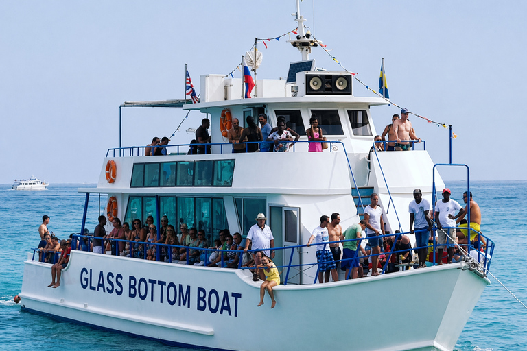 From Protaras: Glass Bottom Cape Greco & Blue Lagoon Cruise