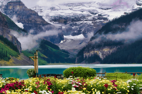 Da Canmore/Banff: Moraine Lake all&#039;alba e Lake LouiseDa Canmore/Banff: Alba sul lago Moraine e sul lago Louise