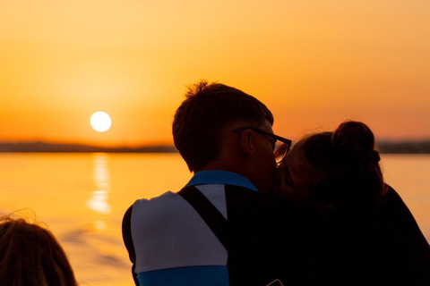 Algarve: Catamaran Sunset Tour with DJ and Welcome Drink