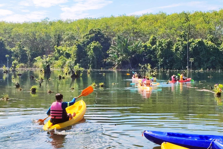 From Ao Nang: Kayaking at Klong Rud with Hotel Transfers