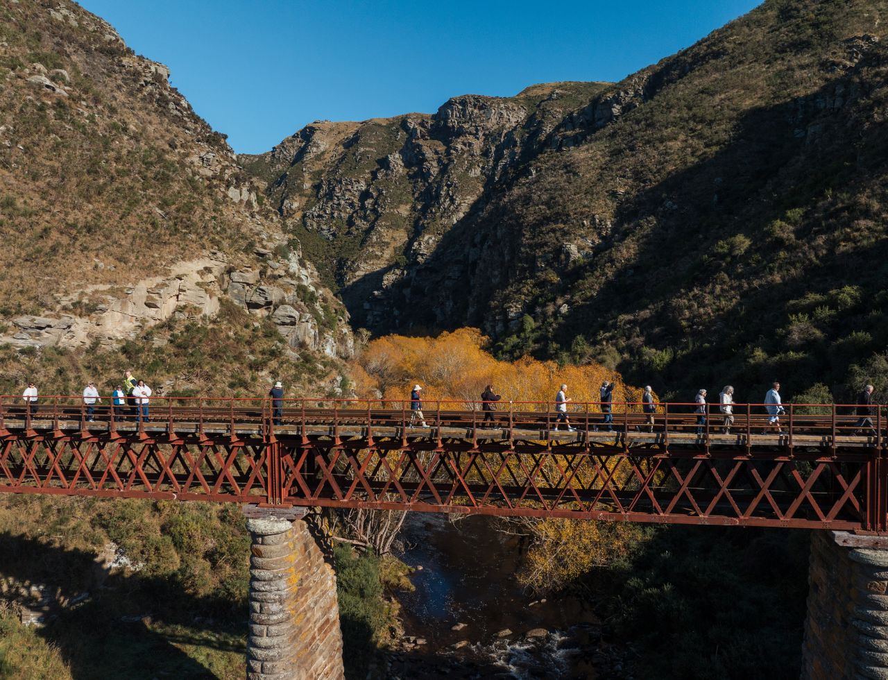 Dunedin: Panorama-Zugfahrt durch die Taieri Gorge