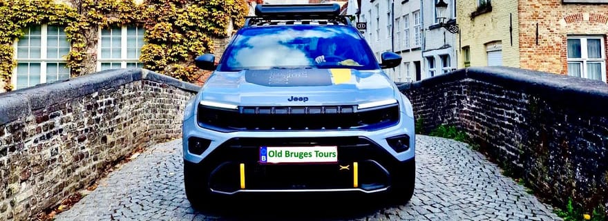 Taxi historique de Bruges - visite en voiture et à pied (choisissez votre point de départ)