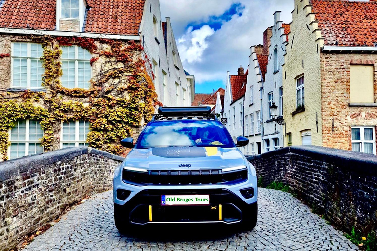 Bruges History Taxi - drive & walk tour (Choose pick up)