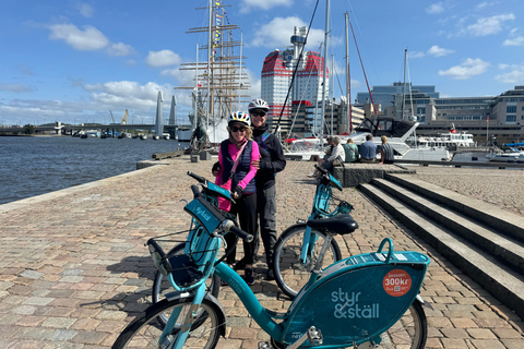 Göteborg: Stadshoogtepunten fietstour met transferGöteborg: fietstocht met hoogtepunten door de stad met transfer