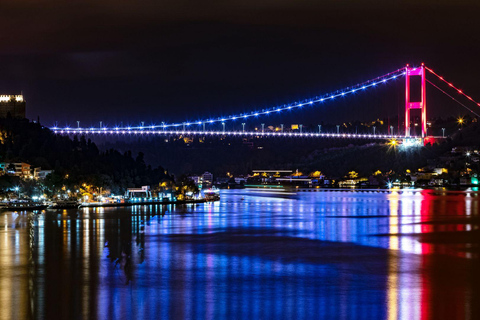 Istanbul Bosphorus Dinner Cruise with Live Shows & Transfer Transfer & Soft Drinks Included Package