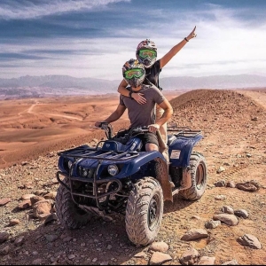 Marrakech: Agafay Desert Tour with Quad, Camel Ride & Dinner