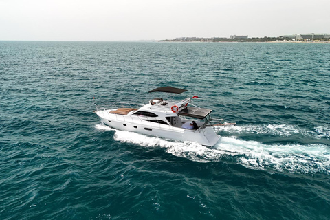 Belek: Luxury Private Yacht Trip with Duden Waterfall Option 5-Hour Luxury Duden Waterfall Yacht Experience