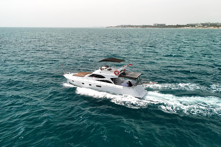 Belek: Luxury Private Yacht Trip with Duden Waterfall Option 5-Hour Luxury Duden Waterfall Yacht Experience