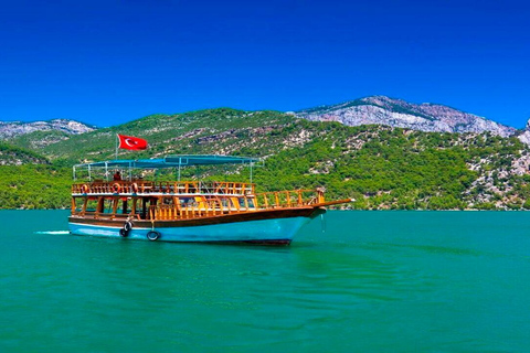 Antalya : Excursion en bateau dans le canyon vert avec déjeuner et boissons non alcooliséesAlanya/Side : Excursion en bateau dans le canyon vert avec déjeuner et boissons non al