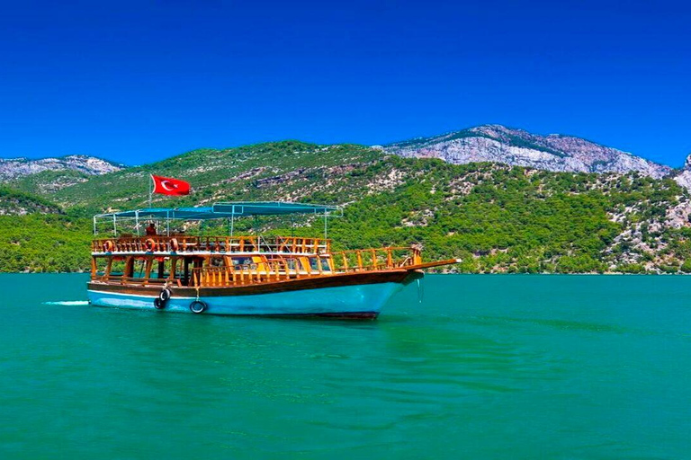 Antalya : Excursion en bateau dans le canyon vert avec déjeuner et boissons non alcooliséesAlanya/Side : Excursion en bateau dans le canyon vert avec déjeuner et boissons non al