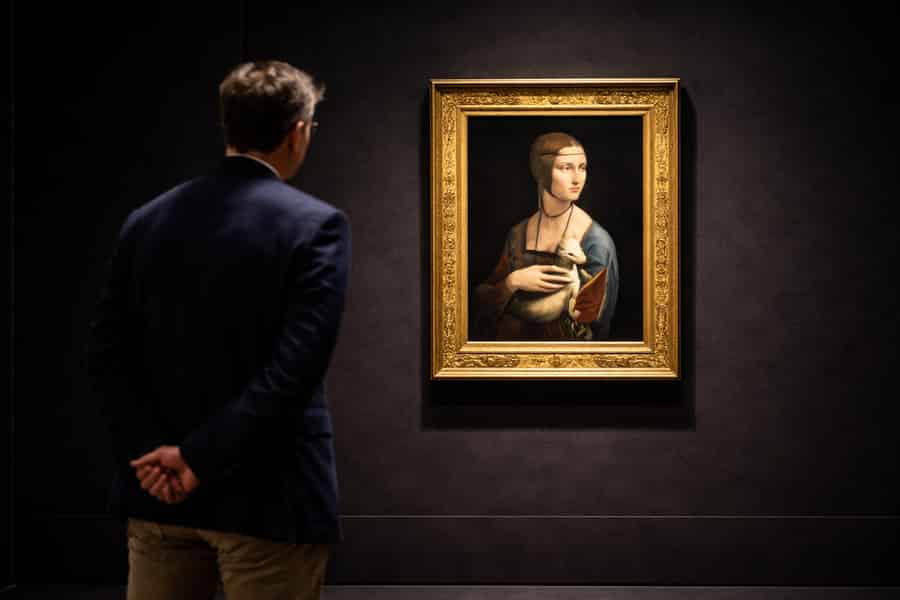 Toegangsbewijs voor het Czartoryski-museum met de Dame met de Hermelijn