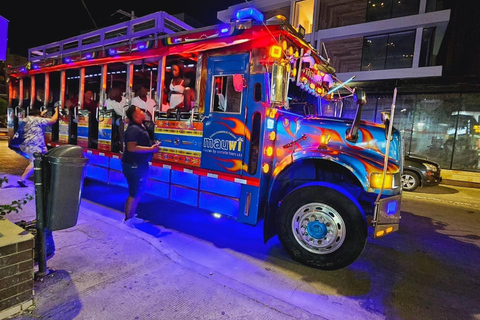 Chiva Rumbera Tour with Music, Party, and Fun in Cartagena