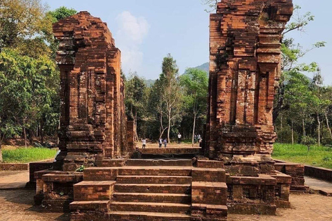 Fantastisk My Son Holyland solnedgång och båttur till Hoi An Ancient