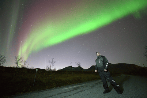 Tromsø: Northern Lights Tour with Photos & Snacks