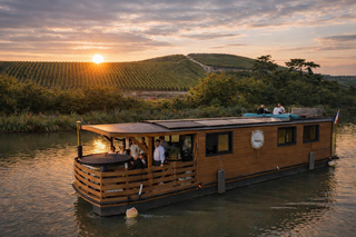 3 Stunden halbprivate Solarboot-Kreuzfahrt in der Champagne