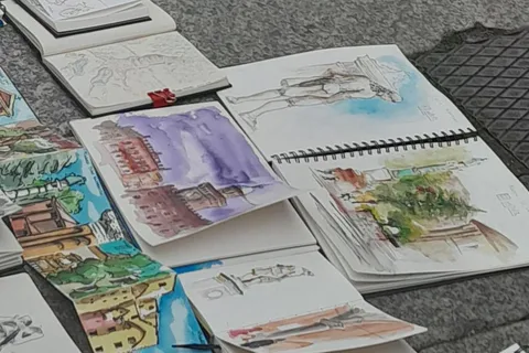 Bologna: Sip and Paint Happy Hour-upplevelse