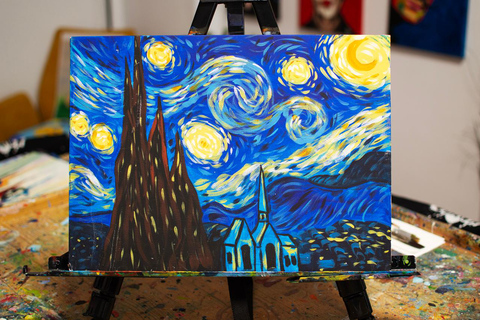 Sofia: Private Painting and Wine Experience with Artist