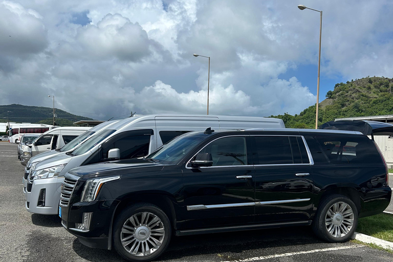 St Lucia: Luxury Escalade Transfers