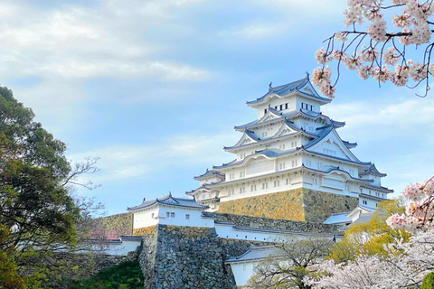 Osaka: Castillo de Himeji, Arima Onsen y Monte Rokko Tour en autobús de 1 día