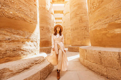 From Cairo: Day Trip to Luxor by PlaneSmall Group Tour without Entry Fees