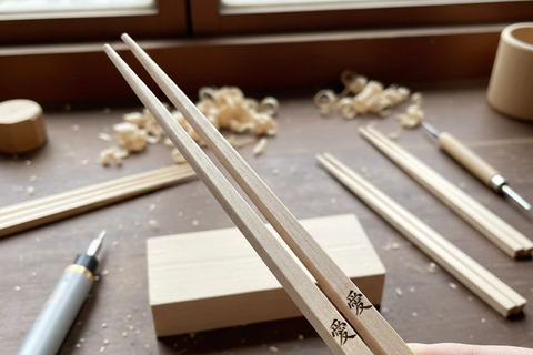 Kyoto: Gion Chopsticks Making Class with Engraving Options