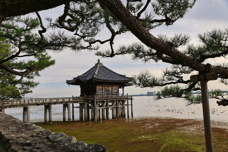 Nara: passeio ao entardecer com caligrafia e lanternasNara: caminhada ao entardecer com caligrafia e lanternas