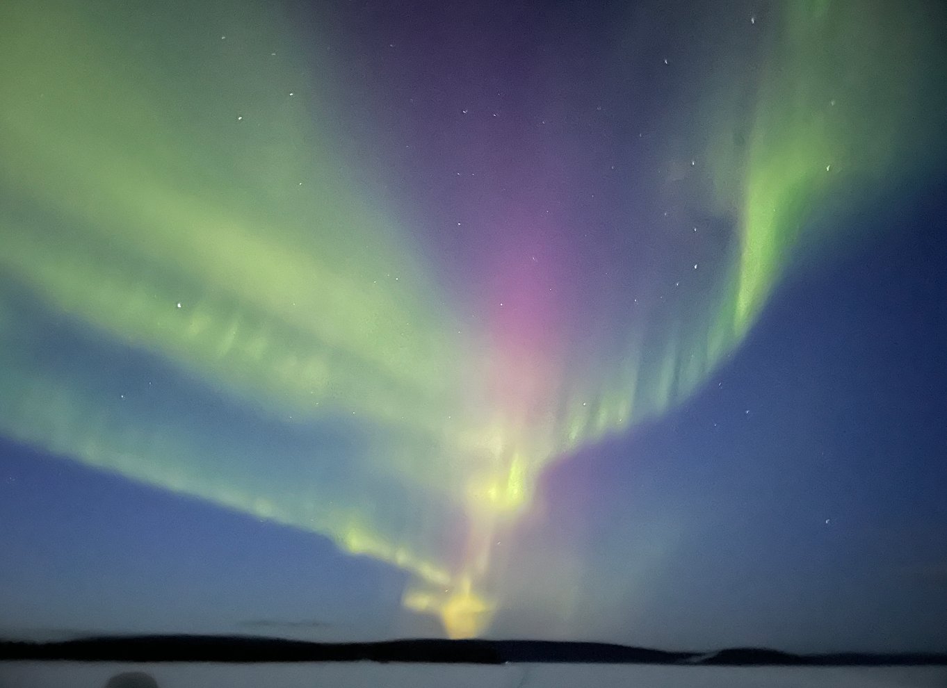 Kiruna: Guidet snescootertur og nordlysjagt