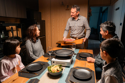 Pink Lake Tiny House verblijf - BBQ diner &amp; kampvuur ervaring