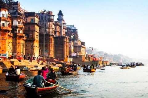 Waranasi : Prywatna całodniowa wycieczka krajoznawcza i rejs po GandzeWaranasi: Prywatna całodniowa wycieczka samochodowa i rejs łodzią