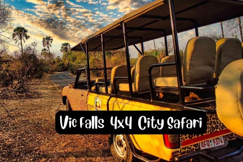 Cataratas Victoria: Safari en 4x4 por la ciudad de las cataratas VictoriaCataratas Victoria: Safari urbano en 4x4