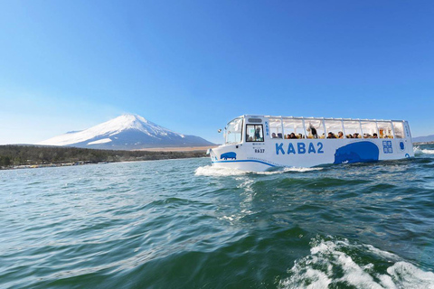 Mt.Fuji:Lake Kawaguchi,Yamanaka & Onsen Day Tour From Tokyo 8:30am pick-up at Shinjuku Station