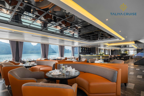 Ha Long & Lan Ha Bay Luxury Yacht: Dark Cave, Kayak, Sunset Private Car Transfer & Private Tour Guide & Shared Boat