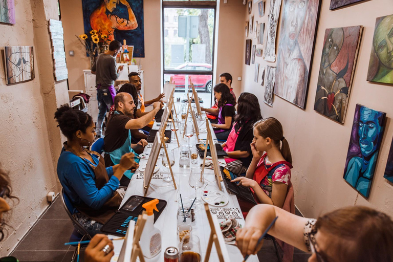 Madrid: Sip&Paint Workshop Madrid: Sip&Paint Workshop (private event)