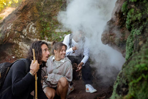 FROM UBUD: Mount Batur Trekking All Inclusive Tour Mount Batur Natural Hot Spring Entrance Ticket
