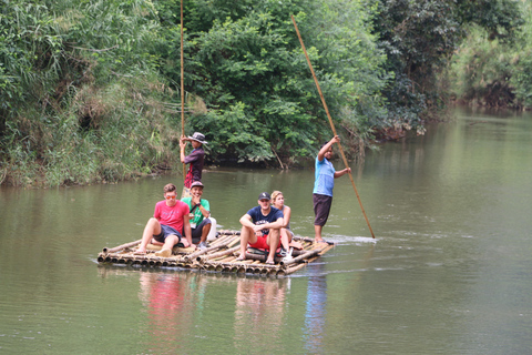 Khao Lak: Elephant Bathing and Bamboo Rafting Day Trip